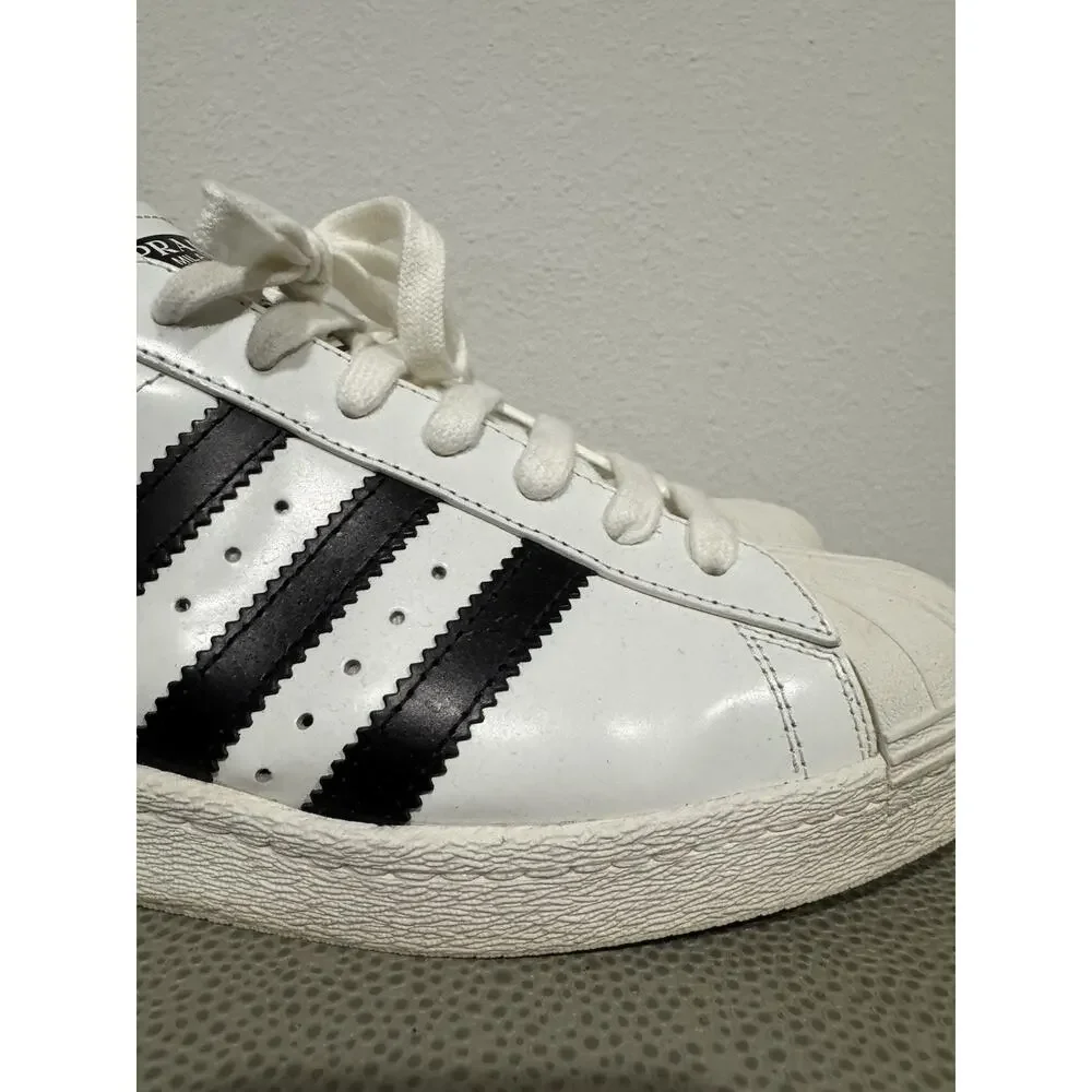 Adidas Superstar x PRADA White Black Men’s Size 9.5 Sneakers